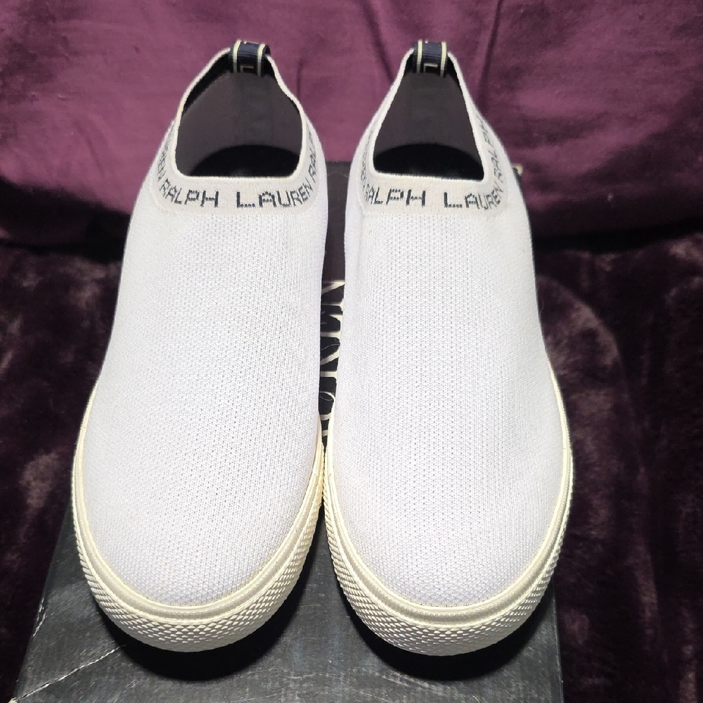 Ralph Lauren Gray Slip-On Sneakers - Picture 2 of 5
